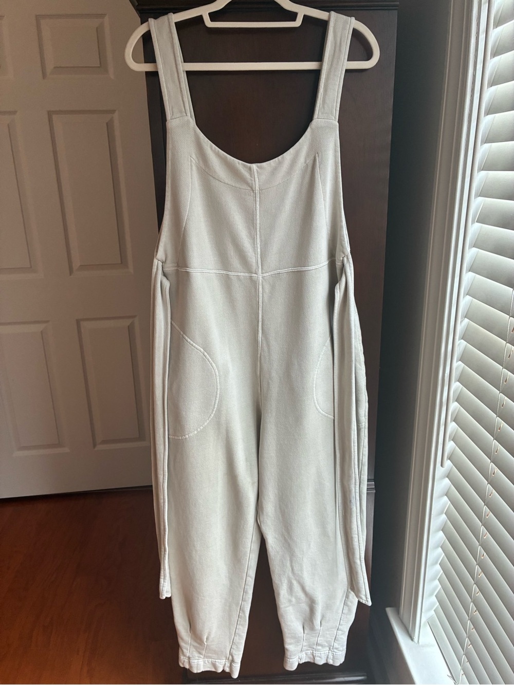 Vintage Free People Intimately 100% Cotton Drop Crotch Jumpsuit - Picture 3 of 9